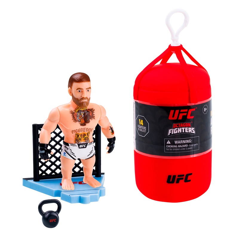 UFC Punching Bag Figura Articulada 7,5cm con Set de Lucha