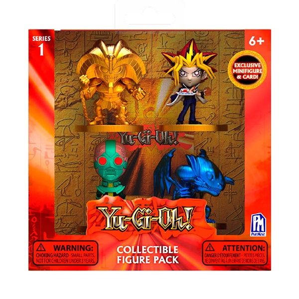 Yu-Gi-Oh Pack 4 Figuras 6cm - Imagem 1