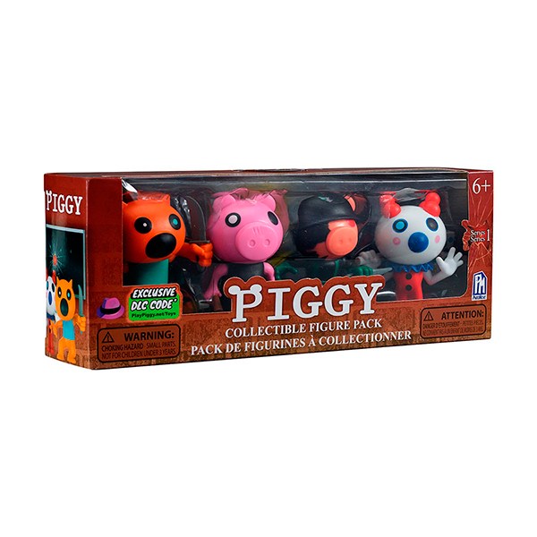 Piggy Pack 4 Figuras 8cm - Imagem 1