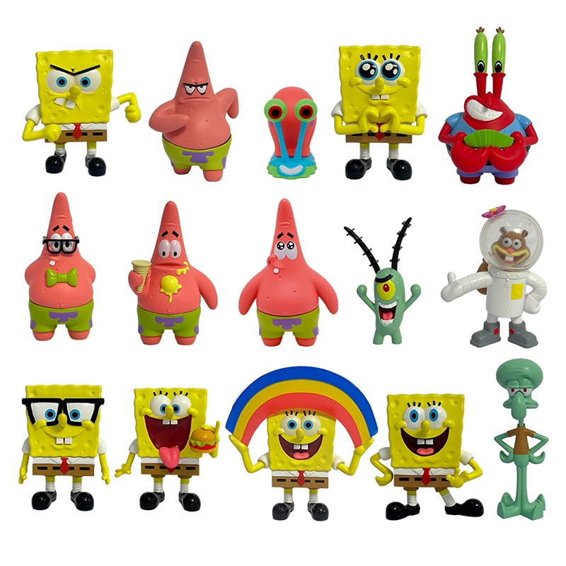 Bob Esponja Figura Sobre Sorpresa 5cm - Imagen 1