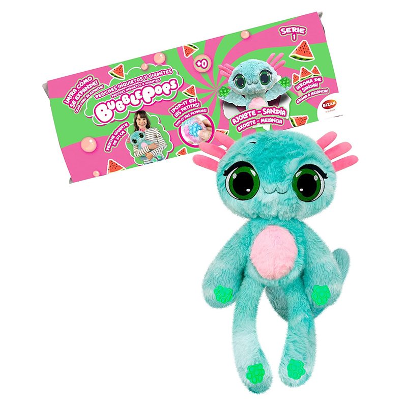 Bubble Pops Peluche Gigante Ajolote Sandía