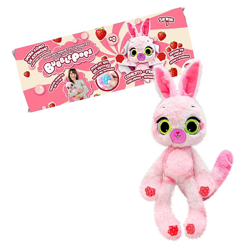 Bubble Pops Peluche Gigante Conejo Fresa