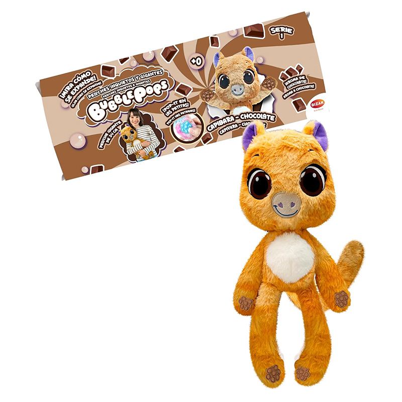 Bubble Pops Peluche Gigante Capibara Chocolata