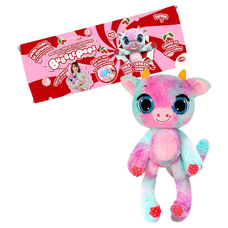 Bubble Pops Peluche Gigante Vaca Cereza
