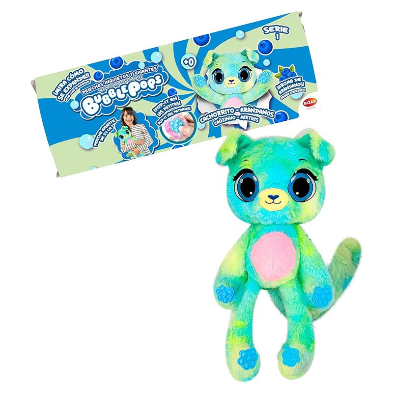 Bubble Pops Peluche Gigante Cachorro Arándanos