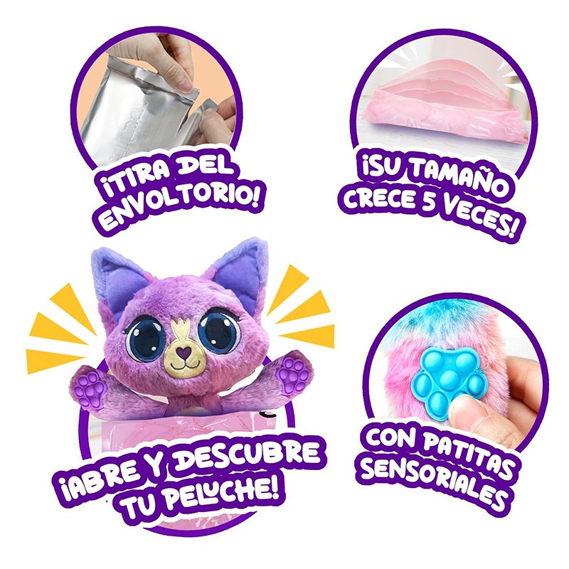 Bubble Pops Peluche Gigante Cachorro Arándanos - Imagen 1