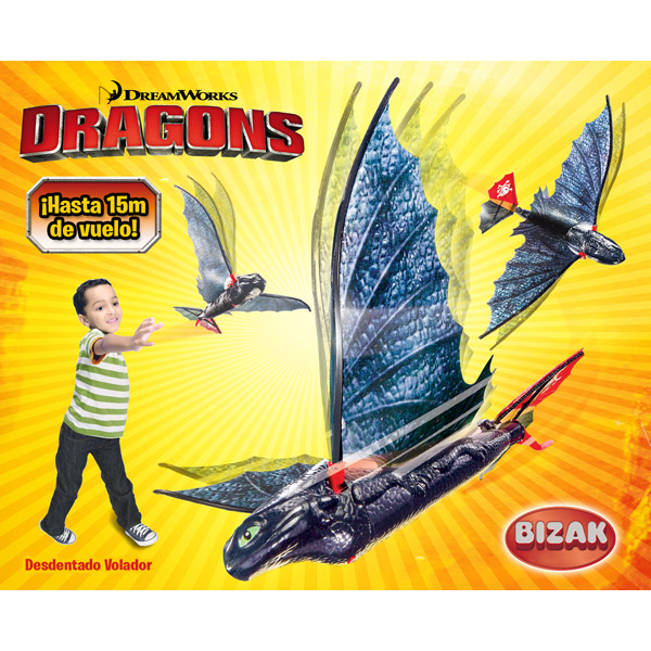 Dragón Desdentado Volador Dragones de Berk - Imagen 1