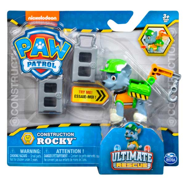 Patrulla Canina Rocky Pack Ultimate Construction - Imagen 1