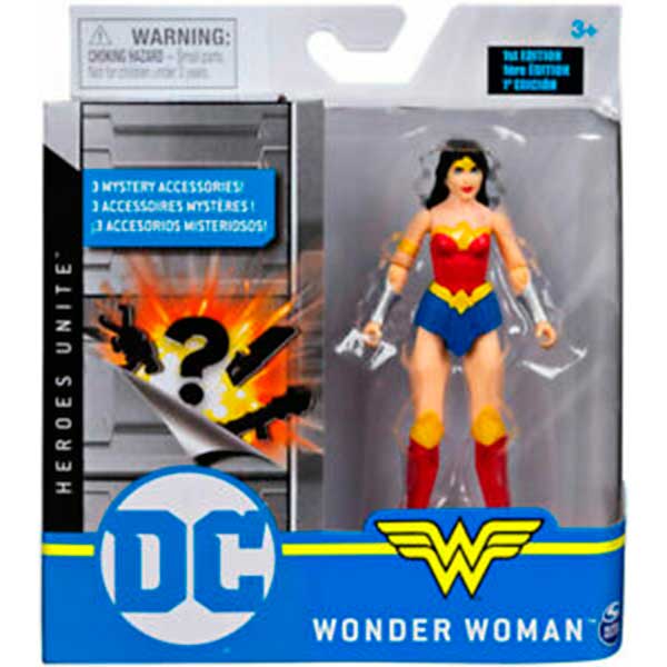 DC Figura Wonder Woman Articulada 10 cm - Imagem 1
