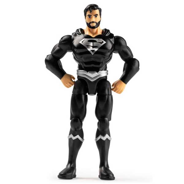 DC Figura Superman Preto Articulada 10 cm - Imagem 1