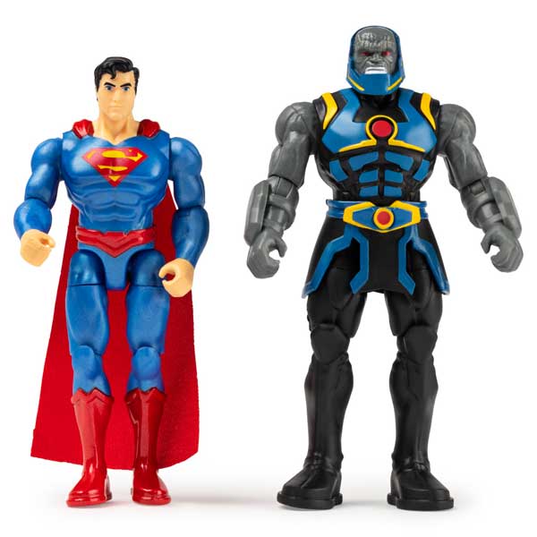 DC Comics Pack Figuras de Luta Superman e Darkseid 10 cm - Imagem 1