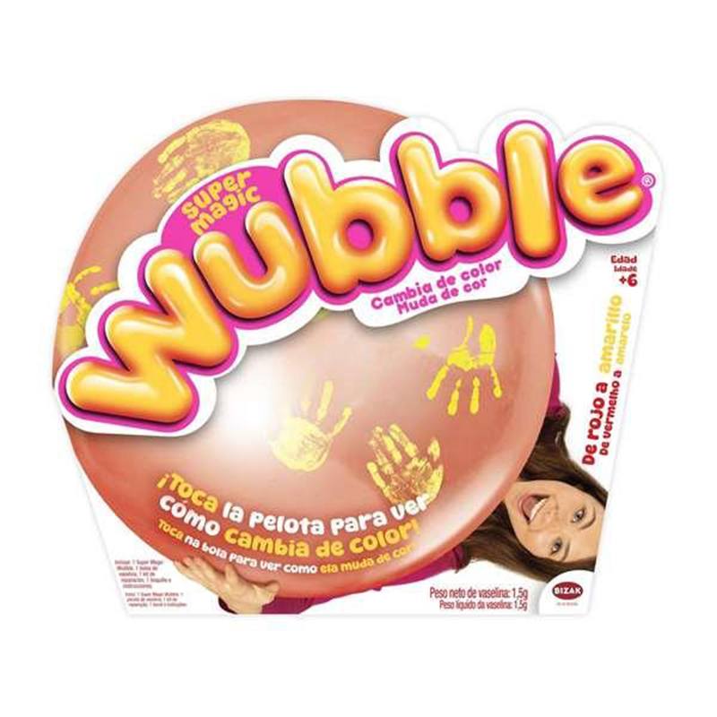 Super Magic Wubble Cambia de Color Roja