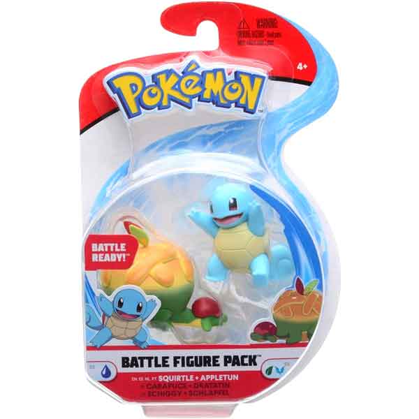 Pokémon Figura Combat Squirtle i Appletun - Imatge 1