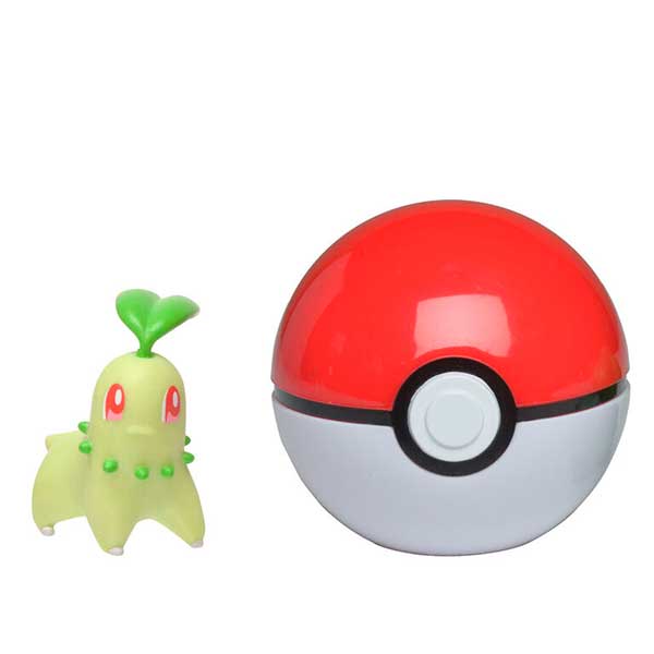 Pokémon Figura Pokeball Clip N'Go Chikocita - Imagem 1