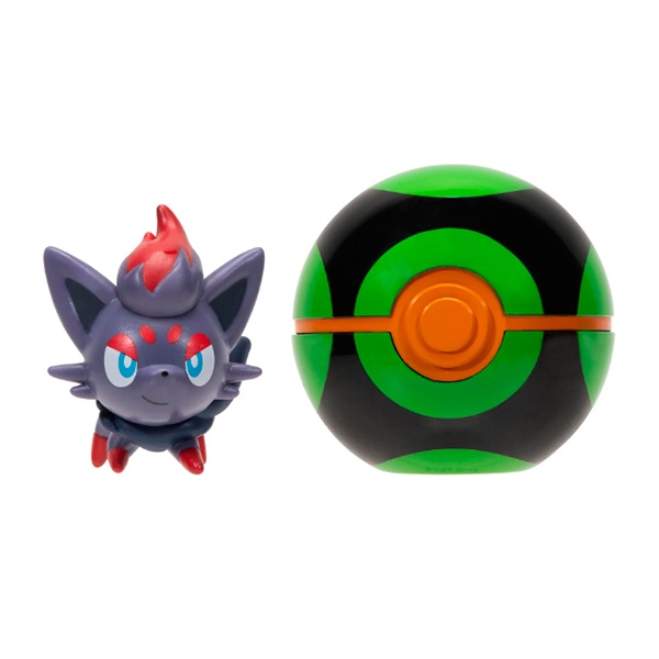 Pokémon Pokeball Clip'n'Go Zorua - Imagem 1