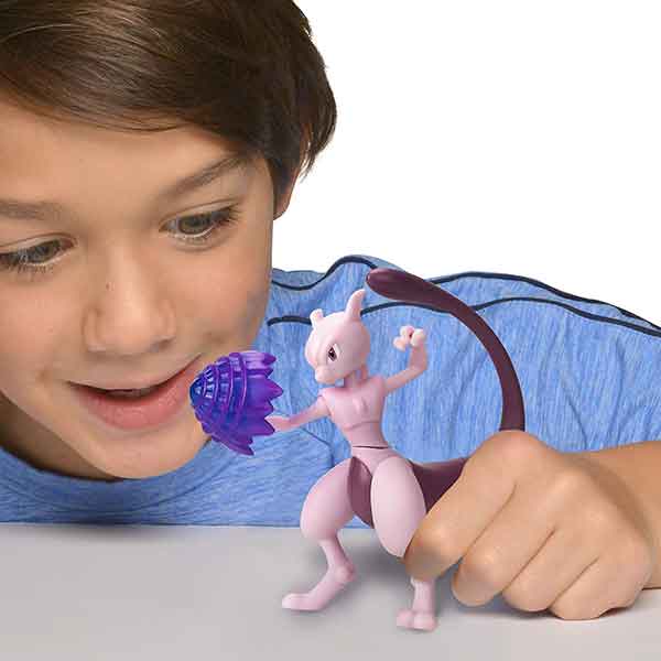 Figura Mewtwo Pokémon com Mecanismo