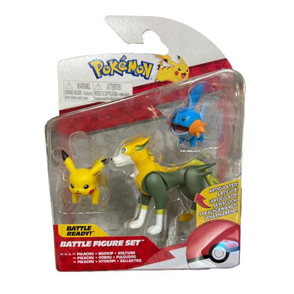 Pokemon - Conjunto de figuras de ação, multicolorido ㅤ, POKEMON