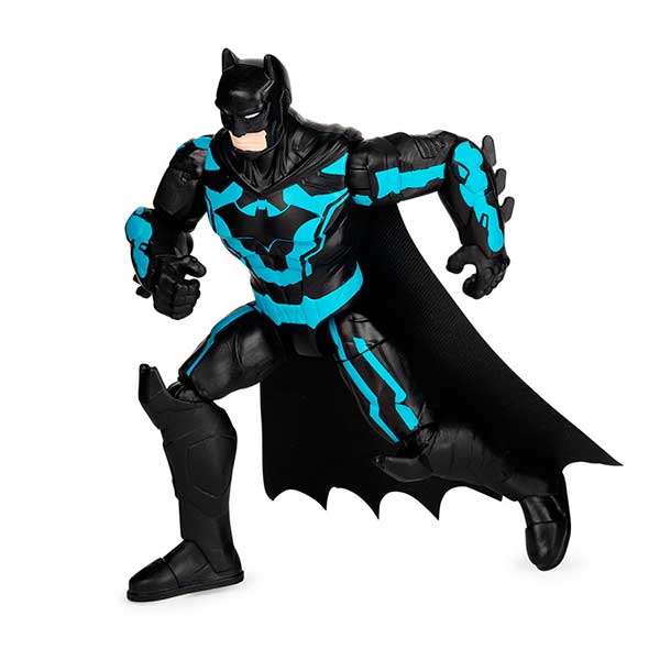 Batman Figura Bat-Tech Preto-Azul 10cm - Imagem 1