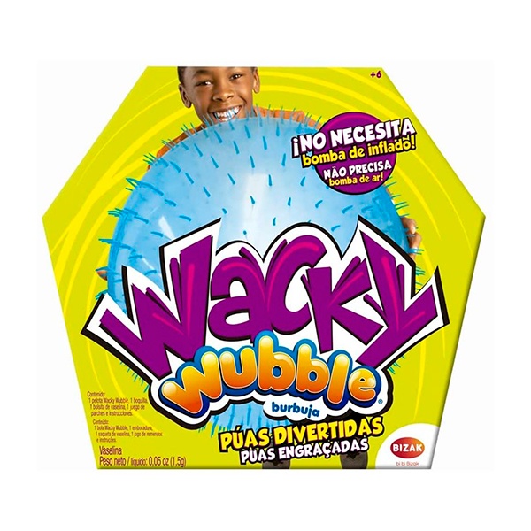 Wacky Wubble Púas Divertidas Azul - Imagen 2