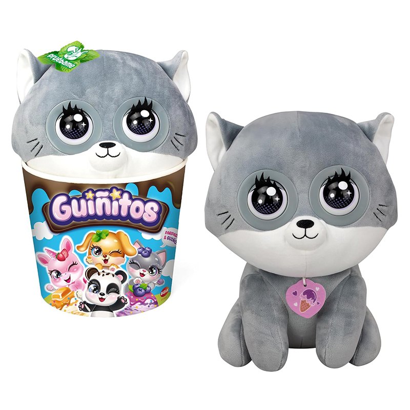 Guiñitos Peluche Gigante Interactivo Gato