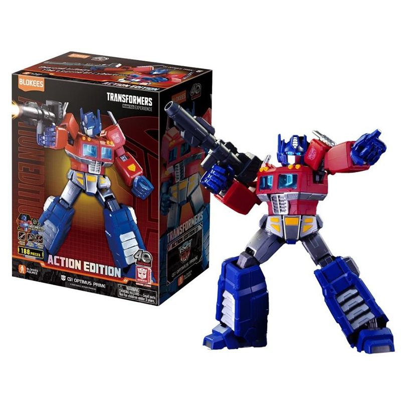 Blokees - Maqueta Figura Transformers Optimus Prime Classic Jet Wing con luces