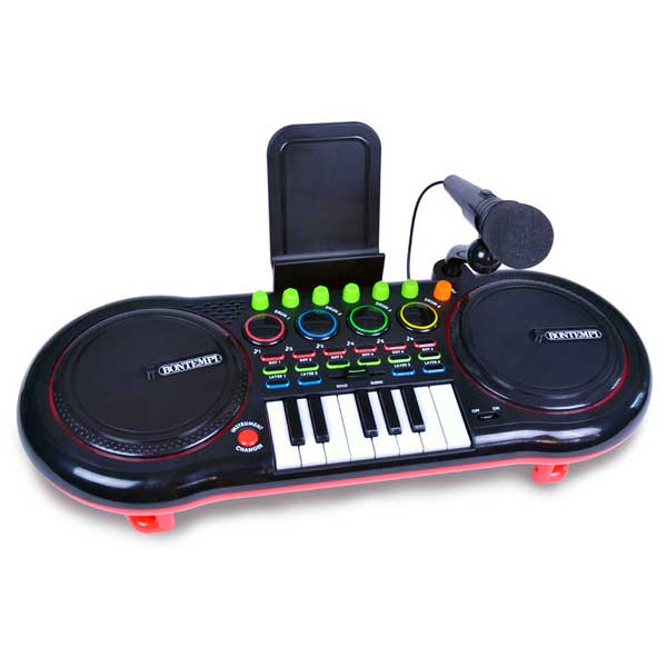 Fisher Price - Mesa de mezclas DJ musical con actividades, luces y