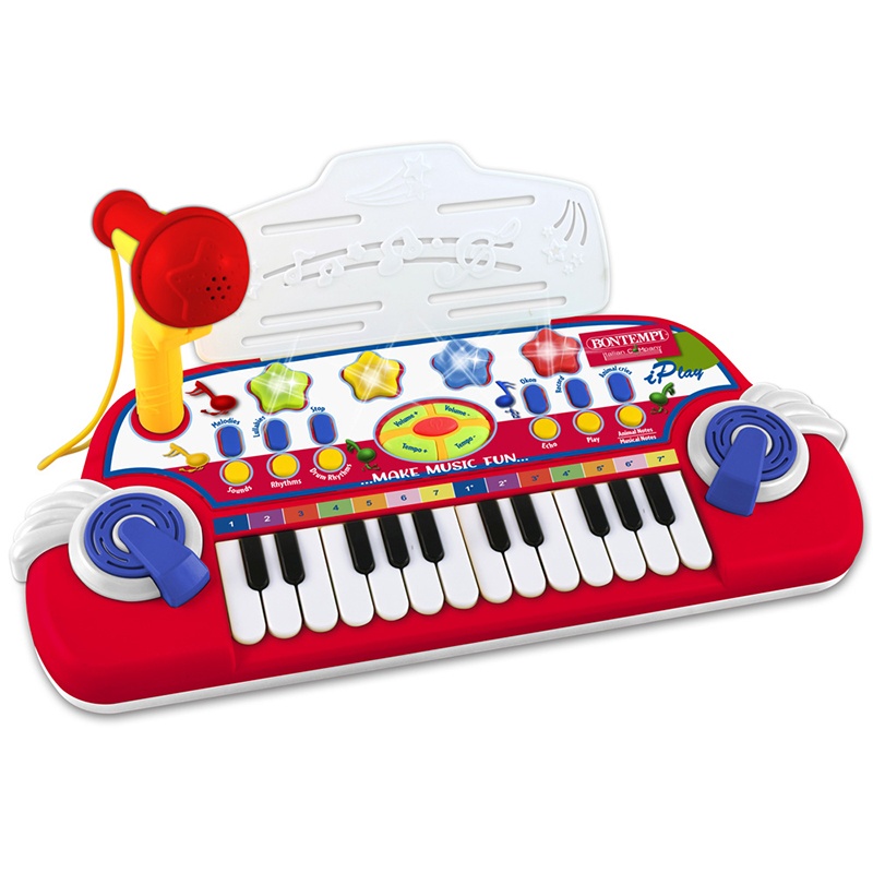 Teclado Electrónico con 24 Teclas y Micrófono - Imagen 1