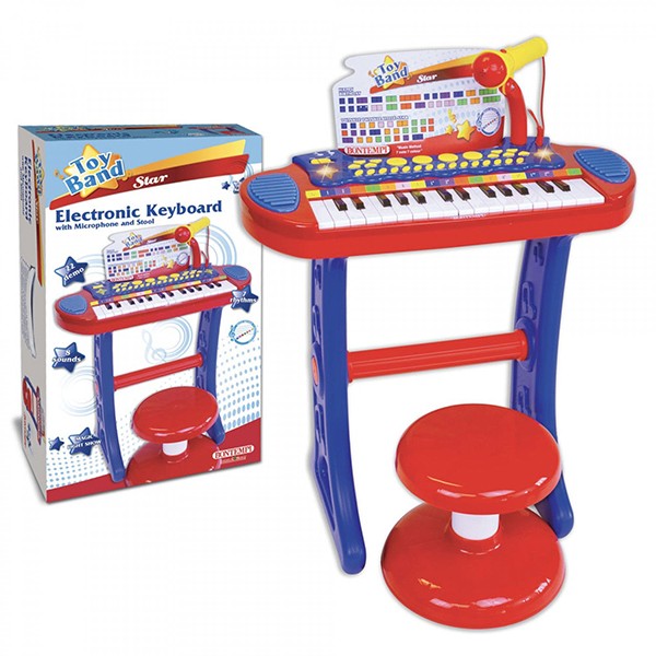 Teclado infantil com microfone Bontempi