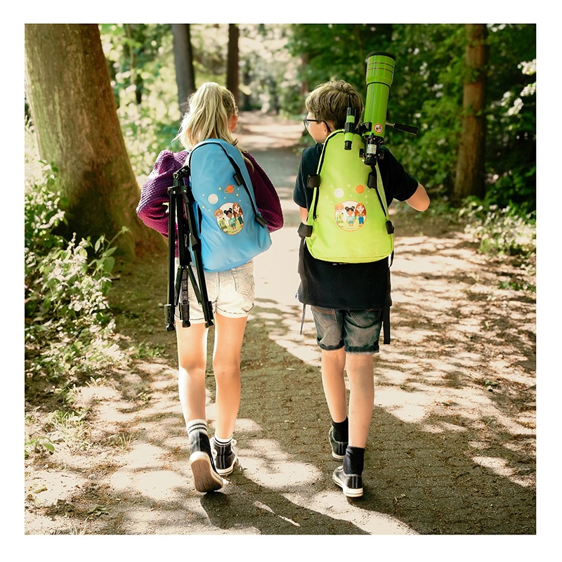 Telescopio Refractor Junior 70/400 con Mochila Azul - Imagen 4