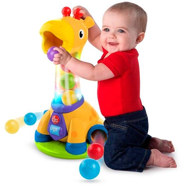 Juego de Bolas Infantiles Spin & Giggle Jirafa - Imatge 