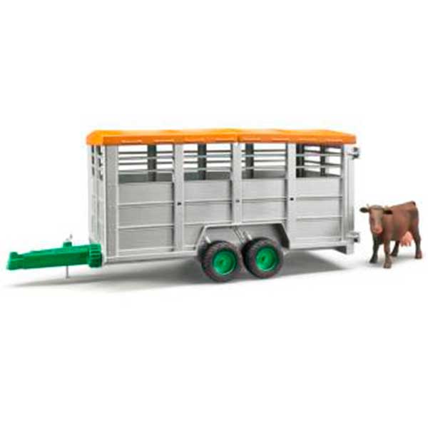 Remolque Transporte de Ganado con Vaca Bruder - Imatge 1