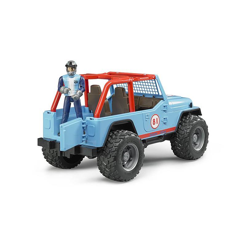 Jeep Cross Azul con Piloto - Imagen 1