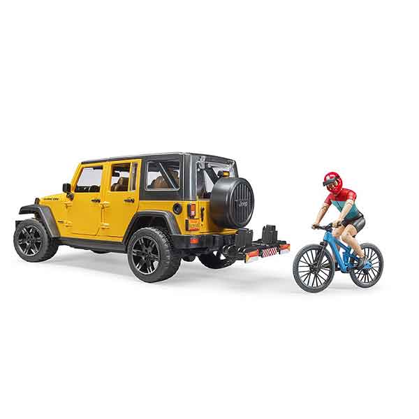 Bruder 2543 Jeep Wrangler Rubicon con Ciclista con Bicicleta - Imatge 2