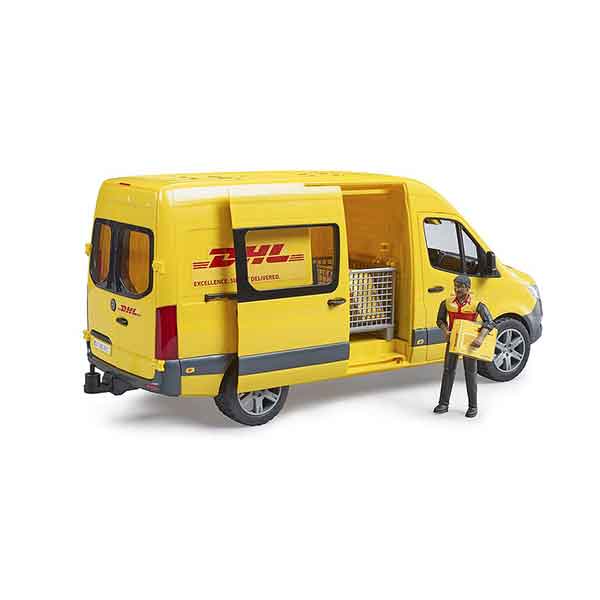 Bruder 2671 MB Sprinter DHL Van com Driver - Imagem 1