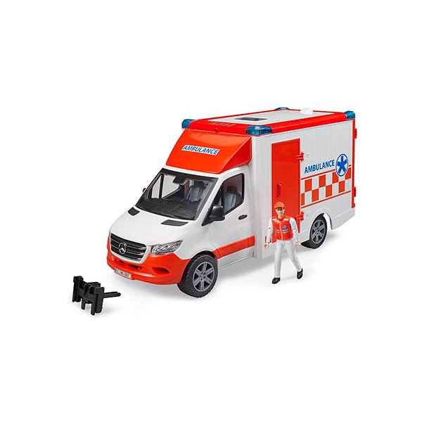 Bruder 2676 Ambulancia Sprinter MB con Conductor - Imagen 1