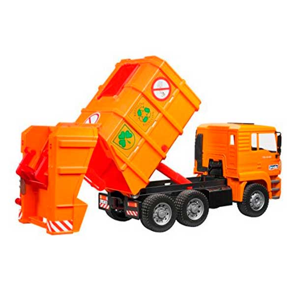 Bruder 2760 Caminhão de Lixo MAN TGA Laranja - Imagem 1