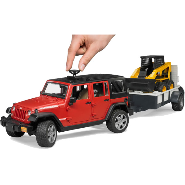 Jeep Wrangler con Miniexcavadora CAT - Imagen 4