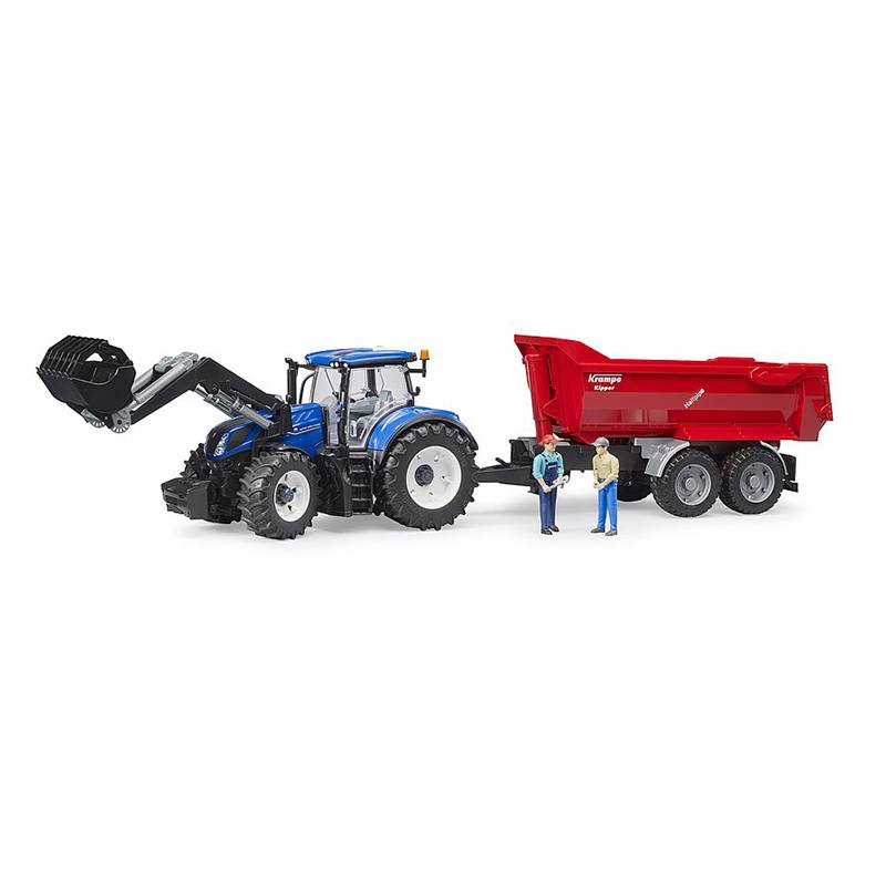 Bruder 3121 Tractor New Holland T7.315 con Cargador Frontal - Imagen 4