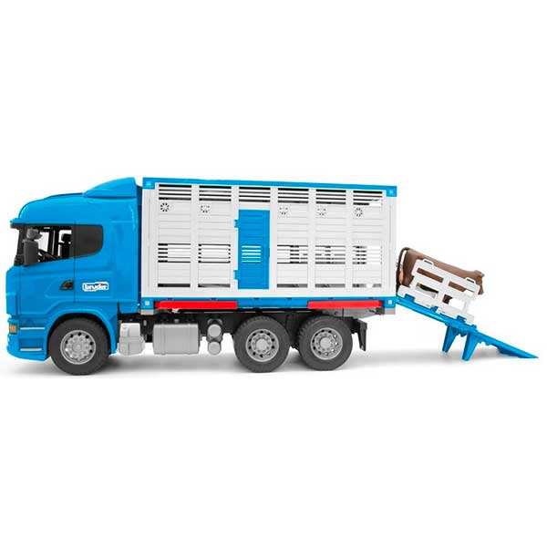Camion SCANIA Transporte con Vaca Bruder - Imagen 1
