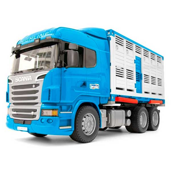 Camion SCANIA Transporte con Vaca Bruder - Imagen 1