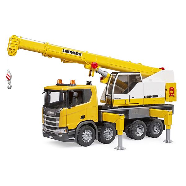 Bruder 3571 Caminh?o Scania Super 560R com guindaste Liebherr