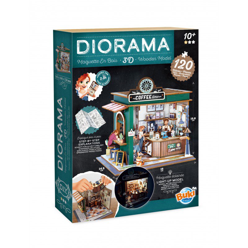 Diorama Cafetería 3D