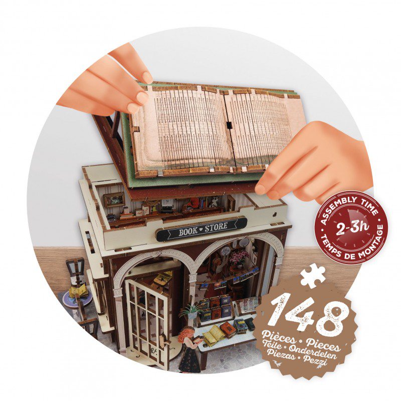 Diorama Librería 3D - Imagen 3
