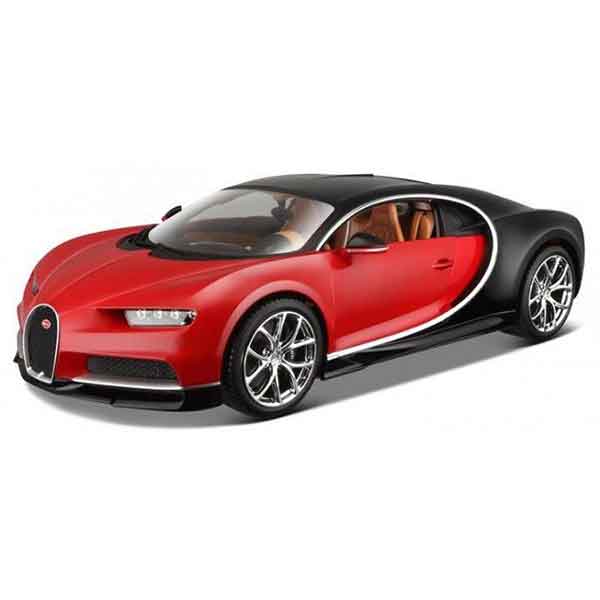 Coche Bugatti Chiron Rojo 1:18 - Imagen 1