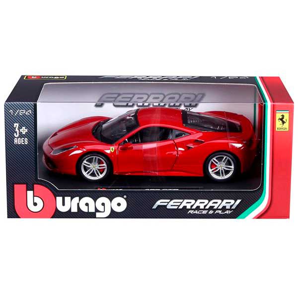 Burago Carro Ferrari 488 Gtb 1:24 - Imagem 1