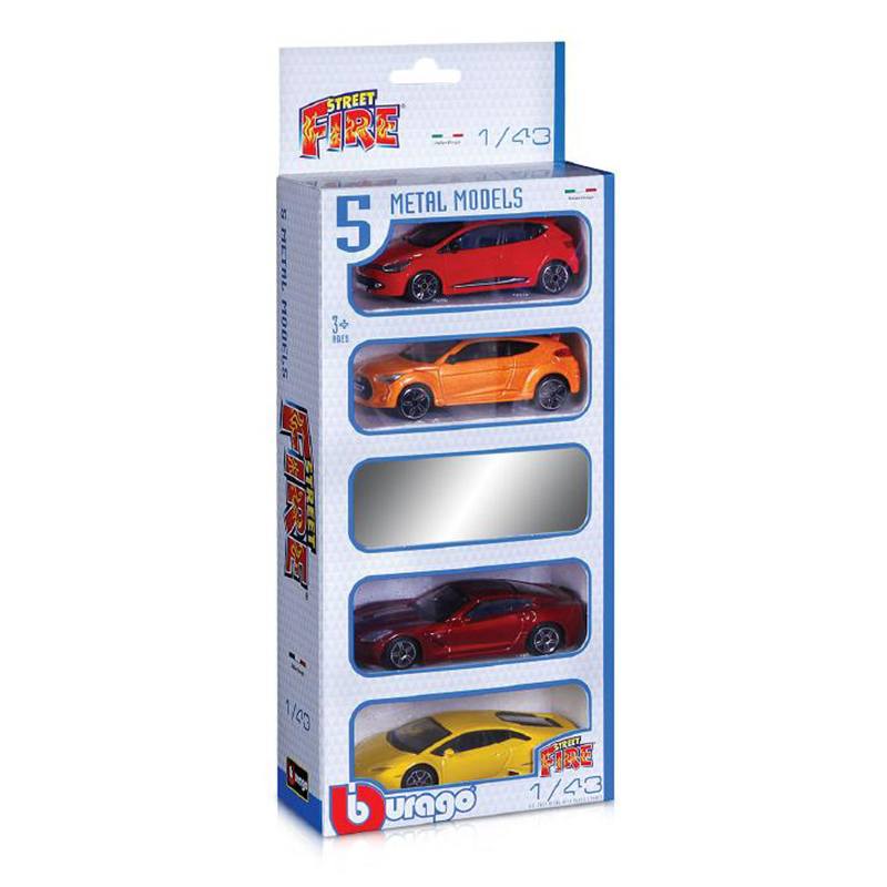 Burago Pack 5 Carros de Escala Special Edition 1:43 - Imagem 1