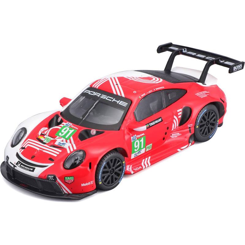 Burago Carro de Escala Porsche 911 RSR Lemans 2020 1:43 - Imagem 1