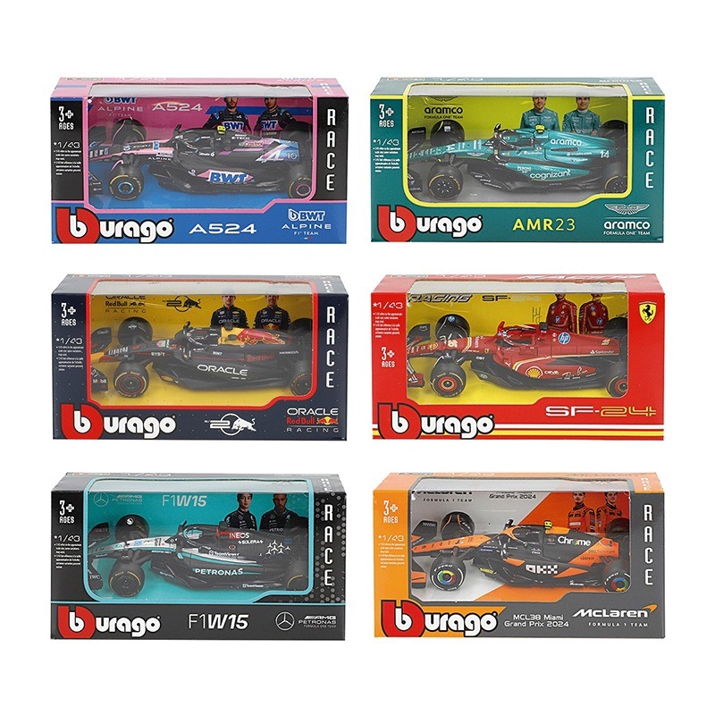 Burago Carro F1 metal 1:43