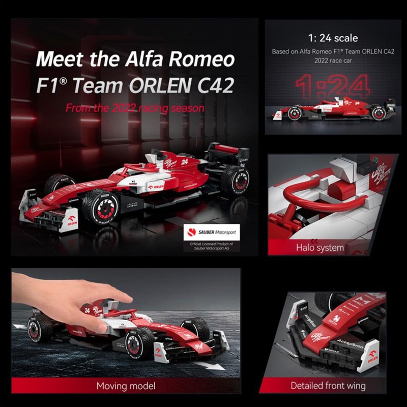 CADA Coche Alfa Romeo F1 Team ORLEN C42 271p 1:24 - Imagen 3
