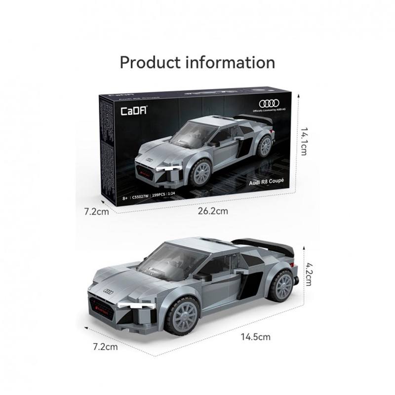 CaDA - Coche Audi R8 Coupe 199p 1:24 - Imagen 4